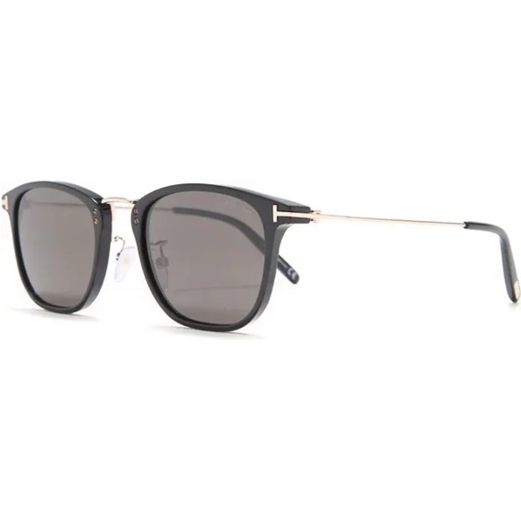 TOM FORD BLACK /SMOKE BEAU UNISEX SUNGLASSES TF672 - Picture 2 of 5